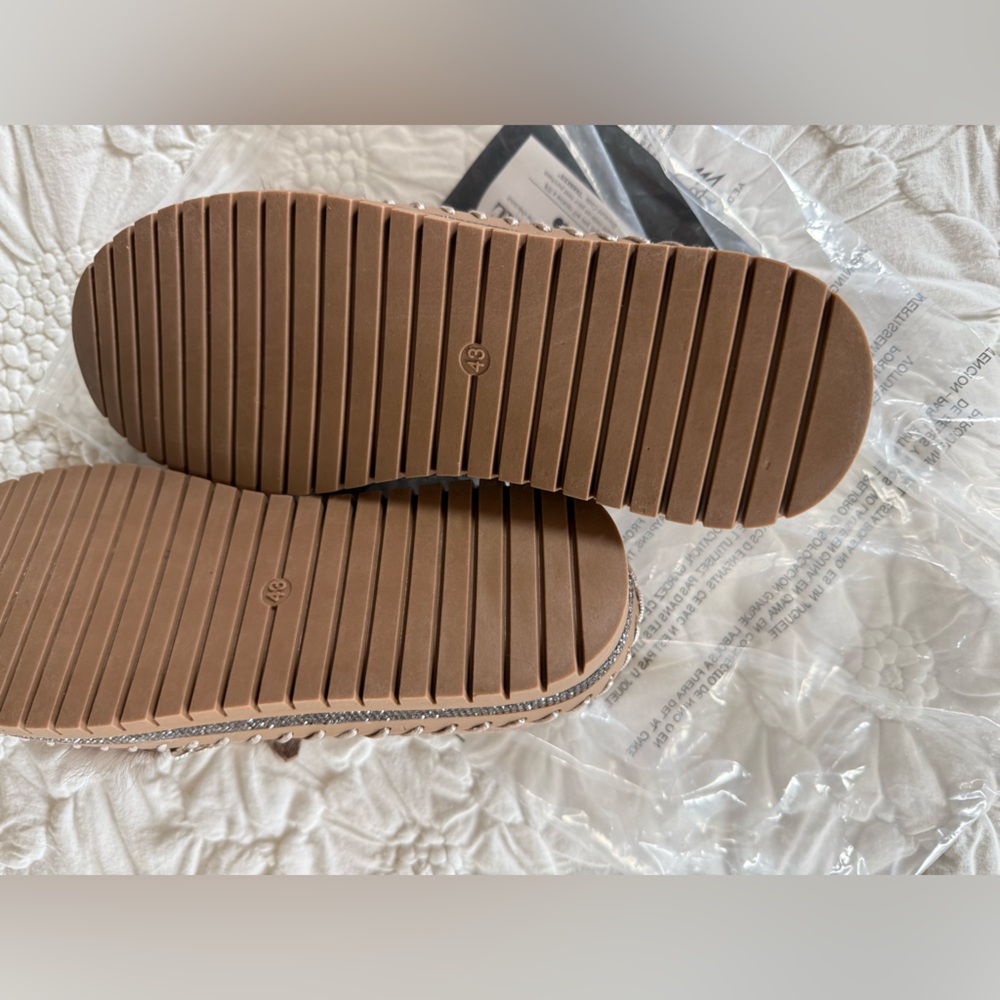Brown Sparkle Loafers - Picture 10 of 10